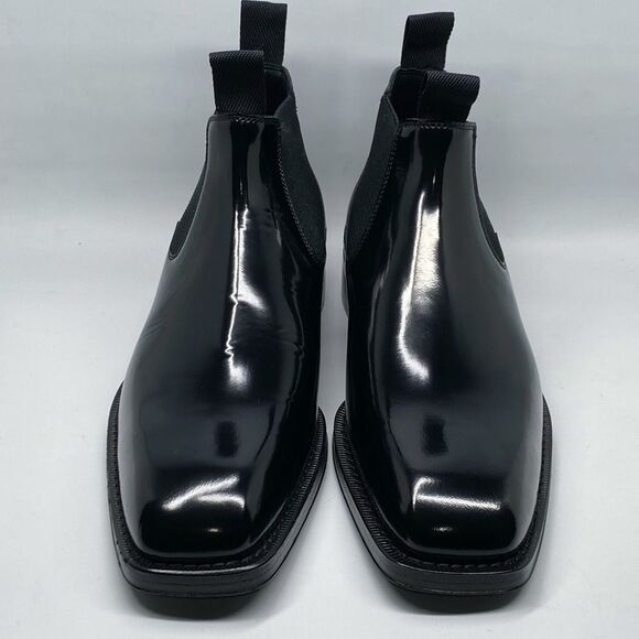 Burberry Square-Toe Leather Chelsea Boots size 41/us size 8 main image 6